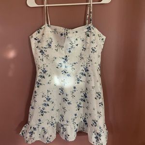 ShowPo Pearle Dress in White Floral, US 6